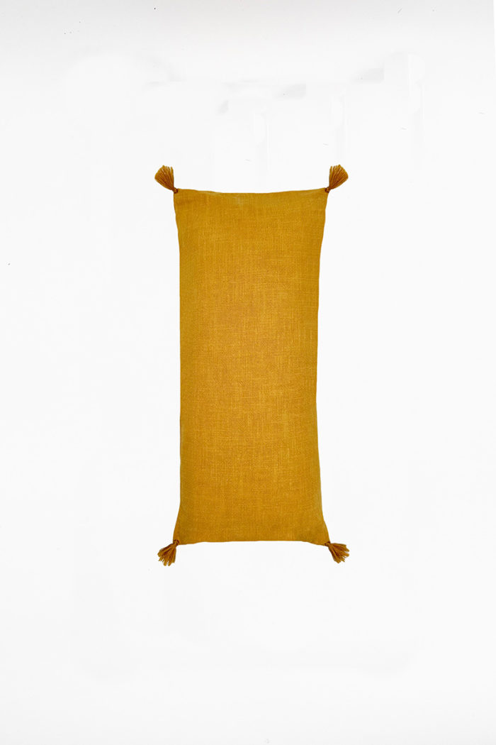 Relaxing eye pillow - Curry linen - Image 1