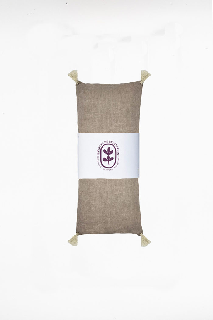 Bandeau de relaxation - Lin beige – Image 2