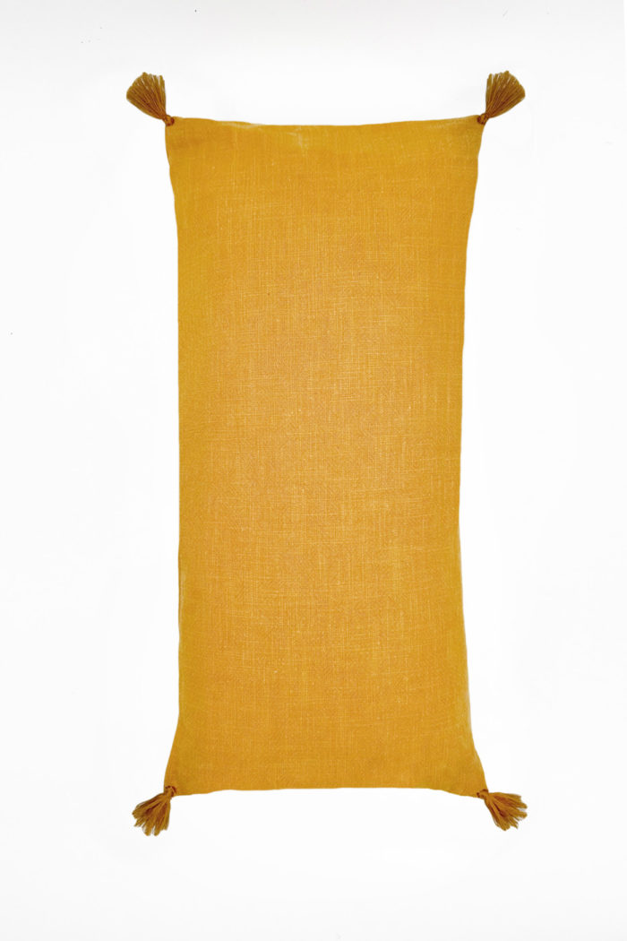 COUSSIN LIN - Curry Relaxation pillow- Curry linen - Image 1